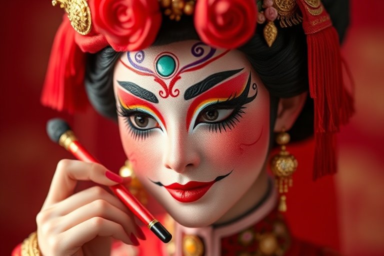芒果影视-非遗传承：京剧脸谱绘制技艺