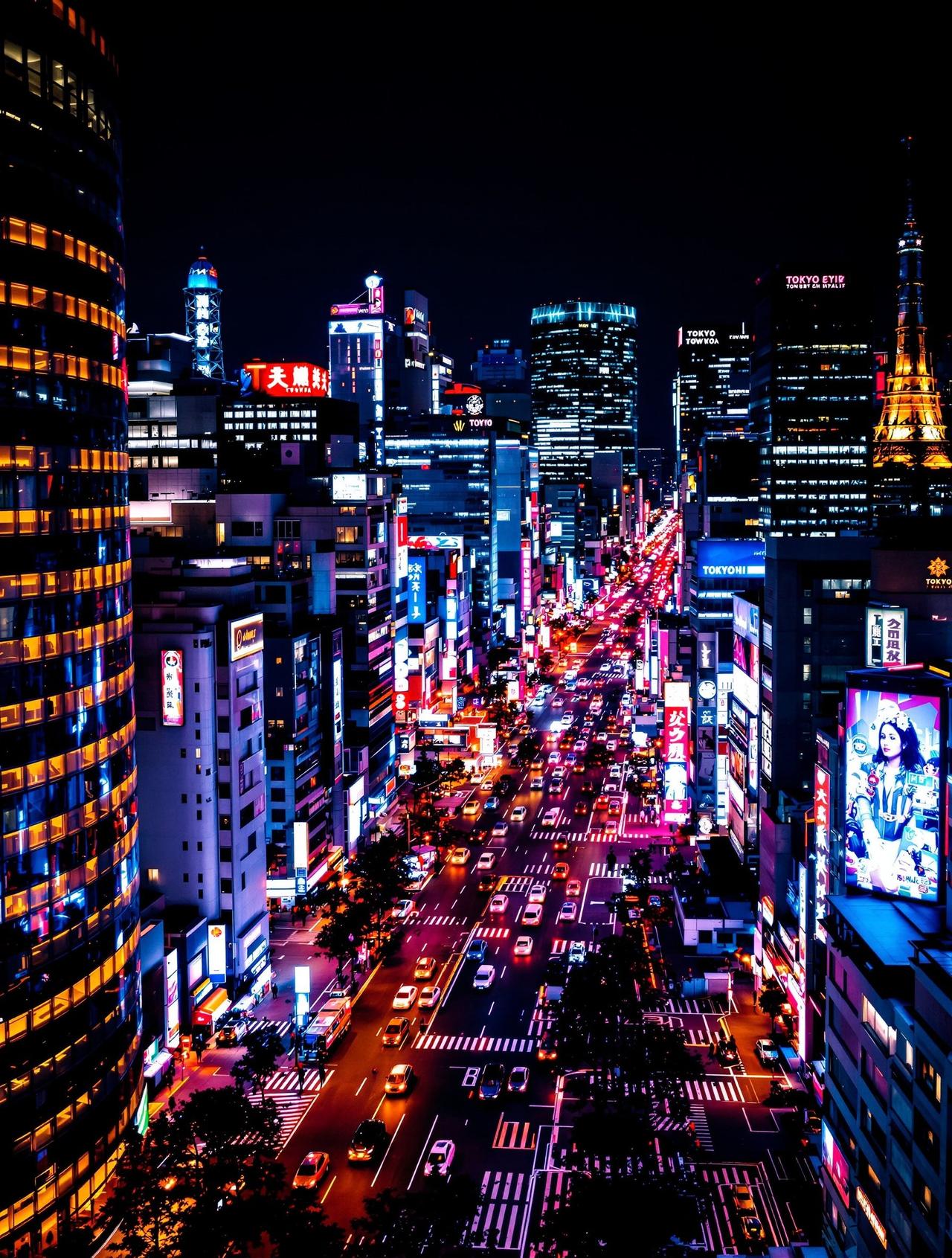 芒果影视-城市之光：东京夜景延时摄影